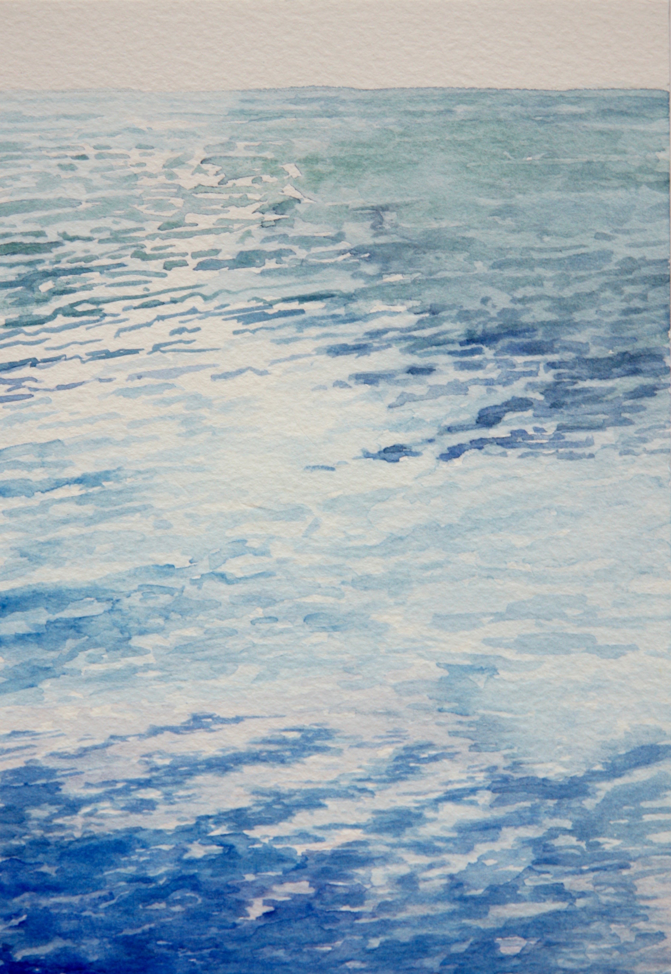 Wasser 3 aquarell 18 x 12 cm 2008