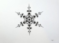 Schneeflocke 1