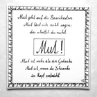 Schriftbild "Mut"